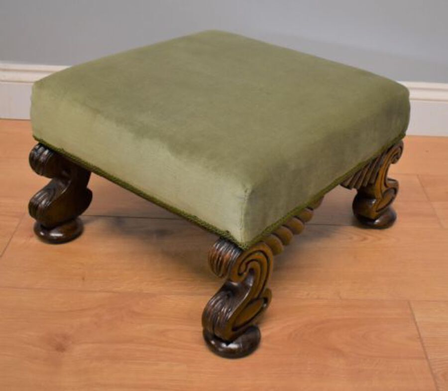 Antique Regency Mahogany Footstool