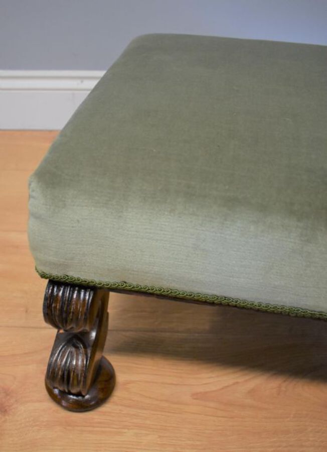 Antique Regency Mahogany Footstool