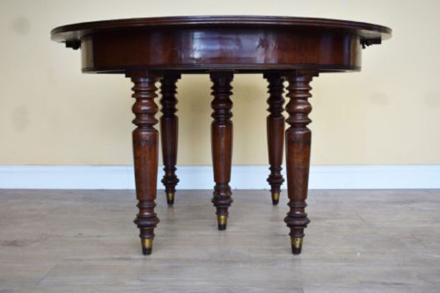 Antique 19th Century William IV Mahogany Dining Table 
