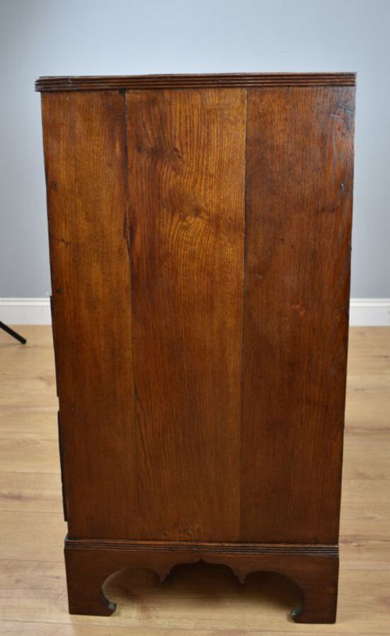 Antique 19th Century George III Oak Chest of Drawers