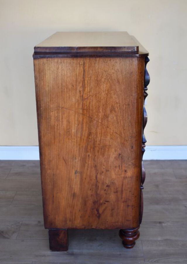 Antique 19th Century Beidermeir Walnut Chest of Drawers