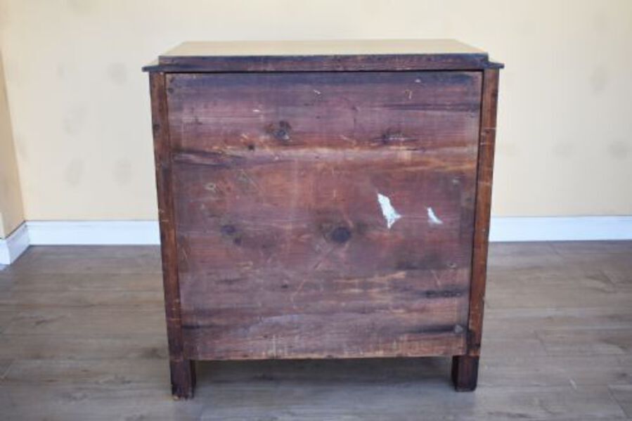 Antique 19th Century Beidermeir Walnut Chest of Drawers