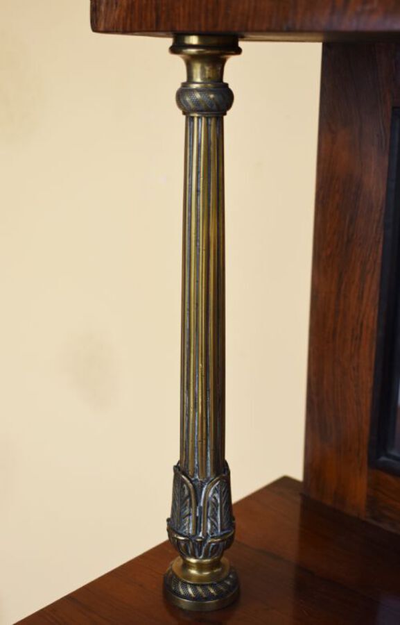 Antique 19th Century Regency Rosewood Chiffonier / Bookcase