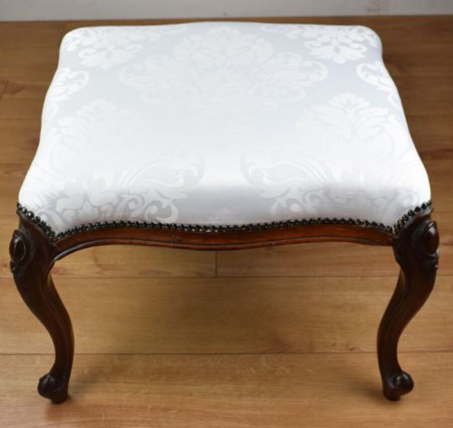 Antique 19th Century Rosewood Foot Stool