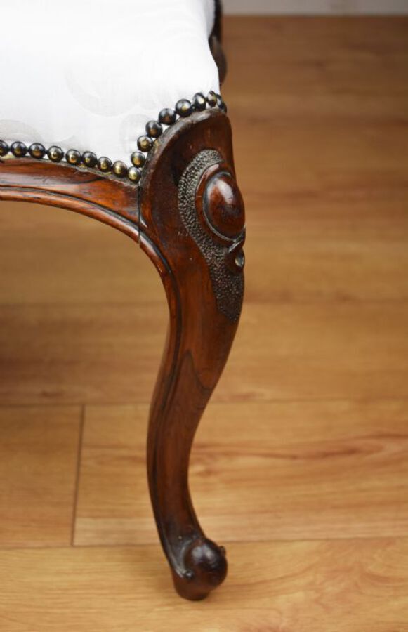 Antique 19th Century Rosewood Foot Stool