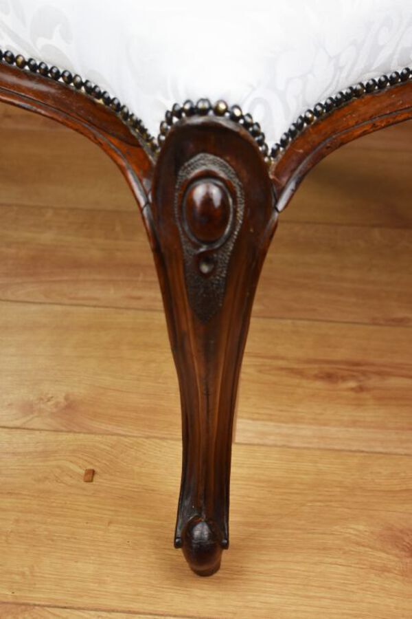 Antique 19th Century Rosewood Foot Stool