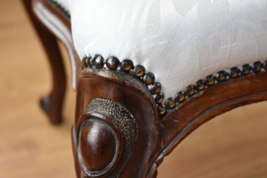 Antique 19th Century Rosewood Foot Stool