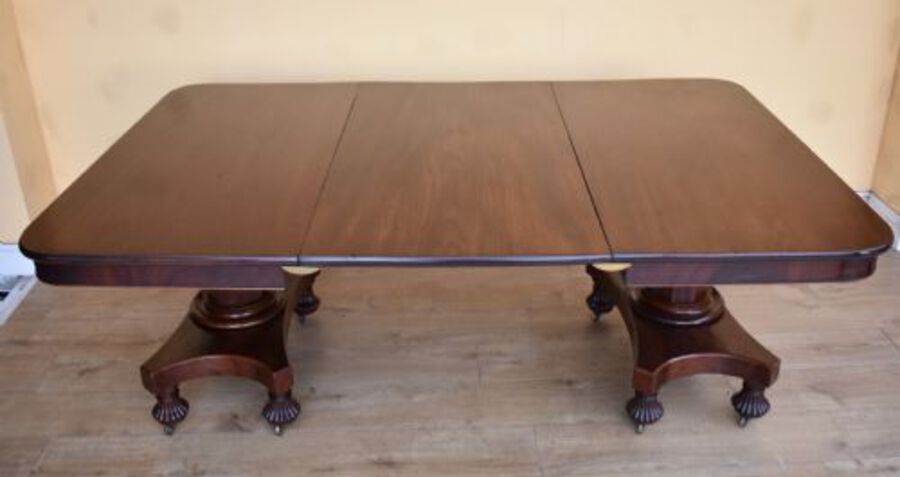 Antique 19th Century Regency Mahogany Dining Table