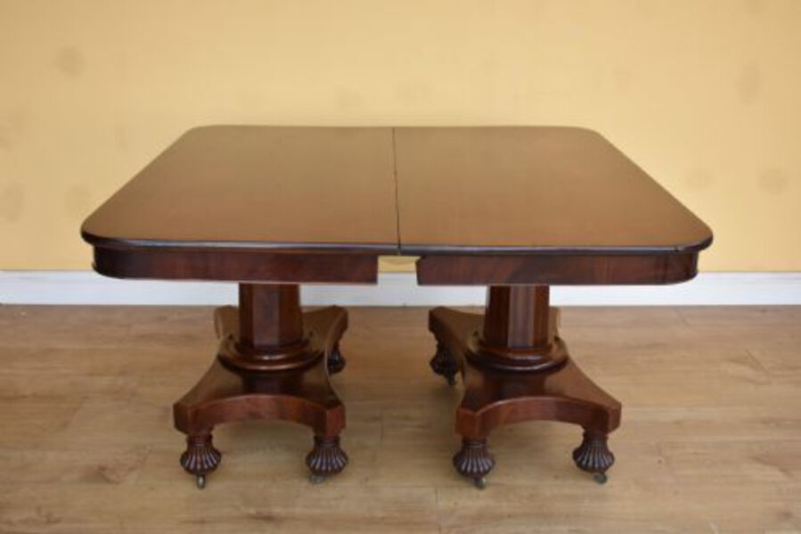 Antique 19th Century Regency Mahogany Dining Table