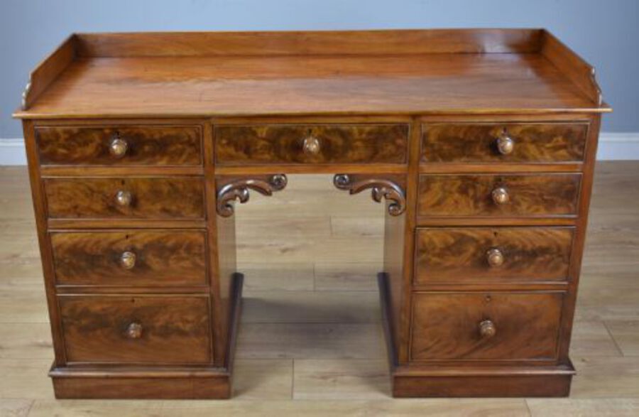 Antique Victorian Mahogany writing table 