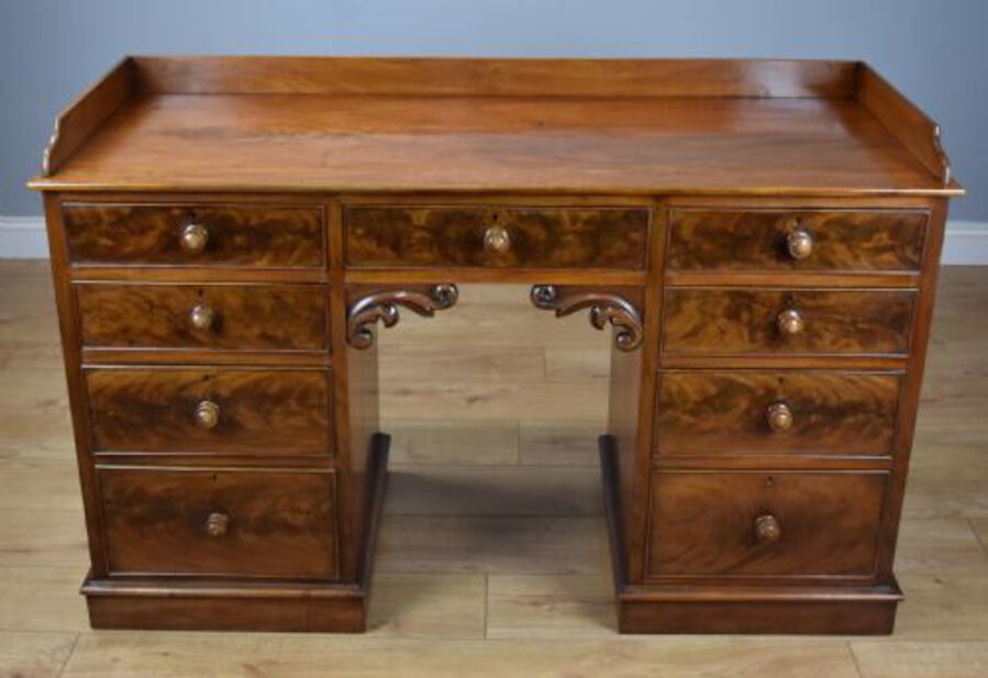Antique Victorian Mahogany writing table 