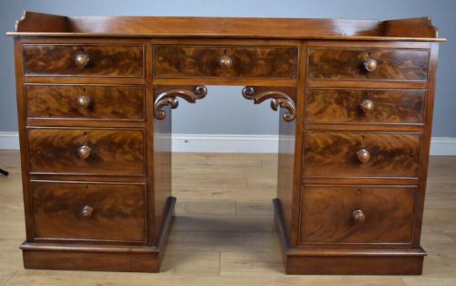 Antique Victorian Mahogany writing table 