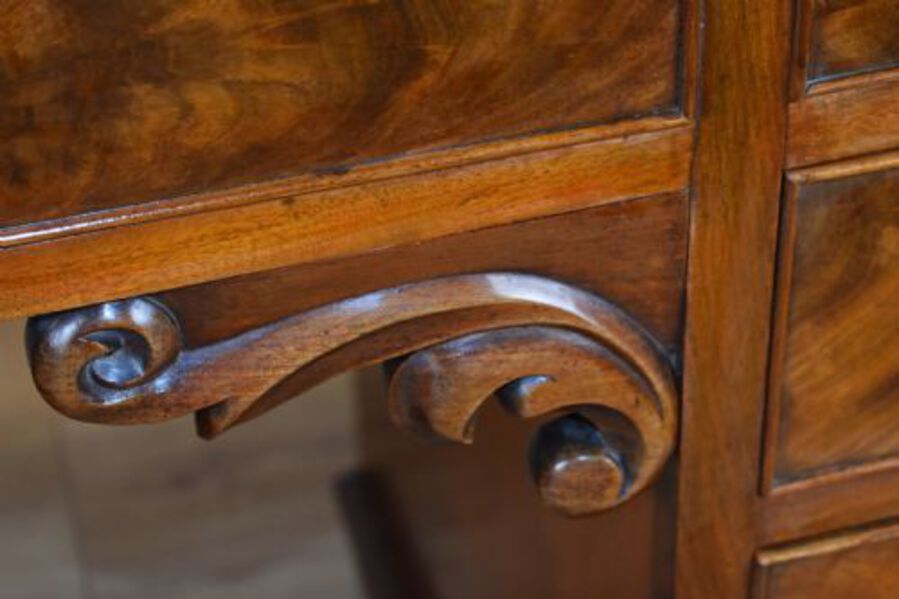 Antique Victorian Mahogany writing table 
