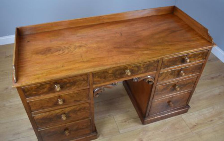 Antique Victorian Mahogany writing table 
