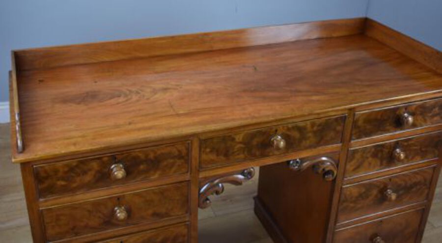 Antique Victorian Mahogany writing table 