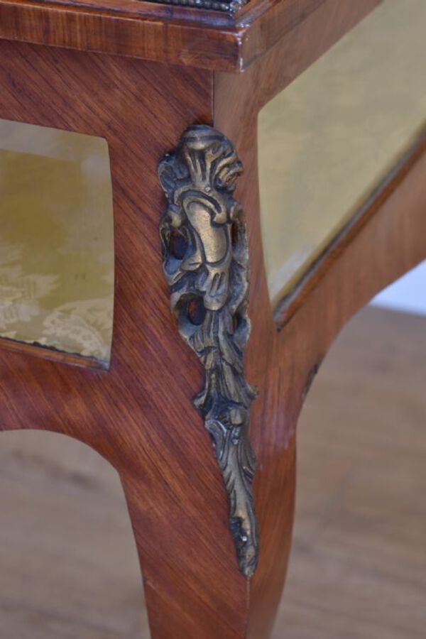 Antique Walnut Inlaid Bijouterie Table