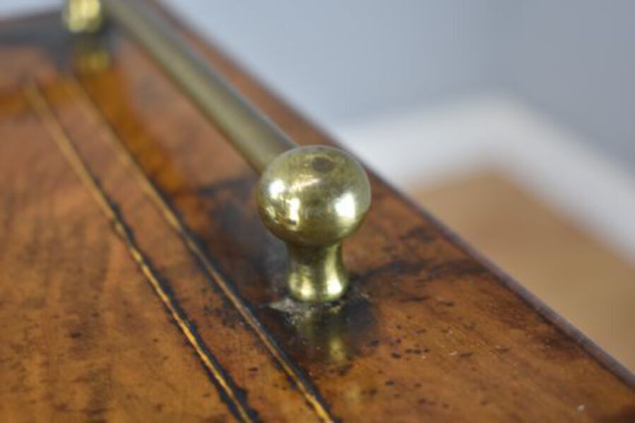 Antique Victorian Walnut Music Cabinet