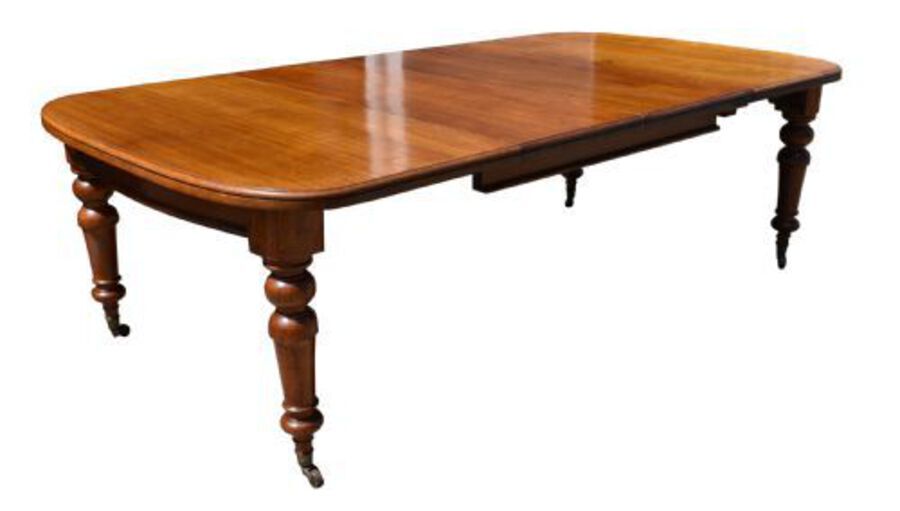 19th Century Victorian Oak Extending Dining Table 