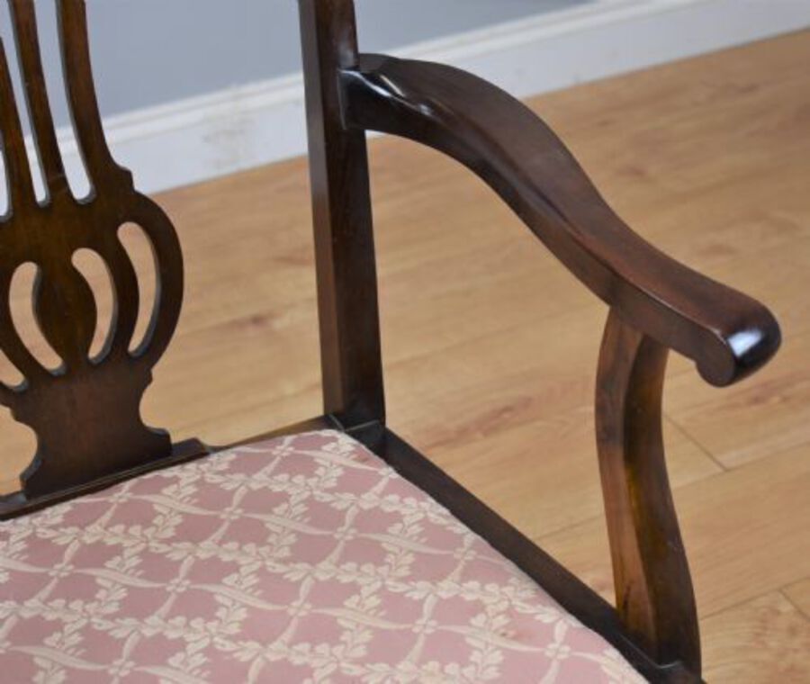 Antique Set eight Edwardian dining chairs