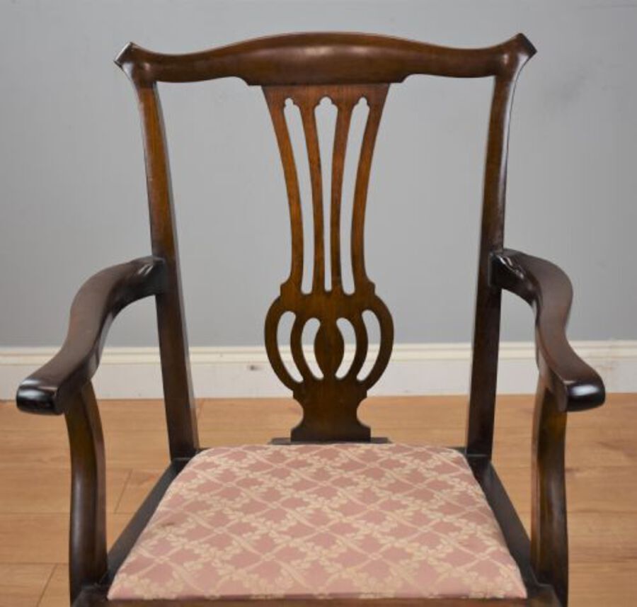 Antique Set eight Edwardian dining chairs