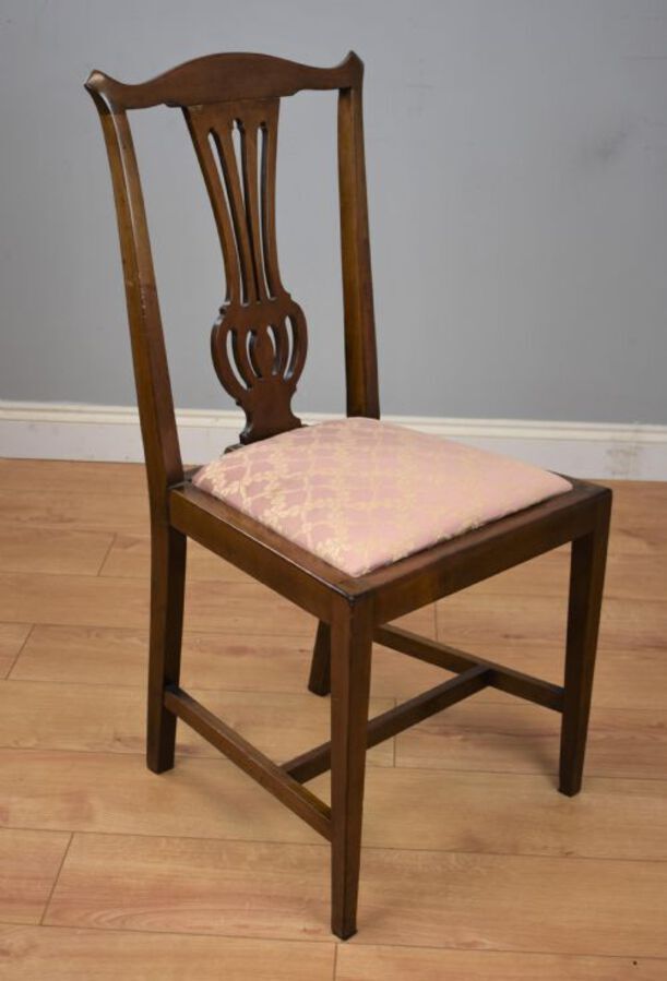 Antique Set eight Edwardian dining chairs