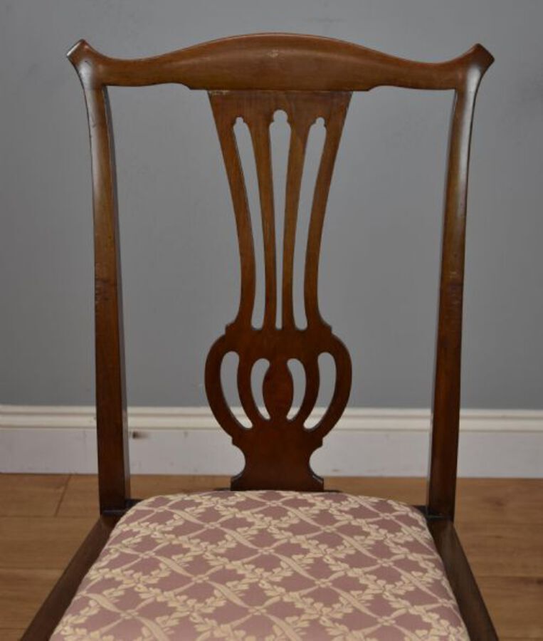 Antique Set eight Edwardian dining chairs