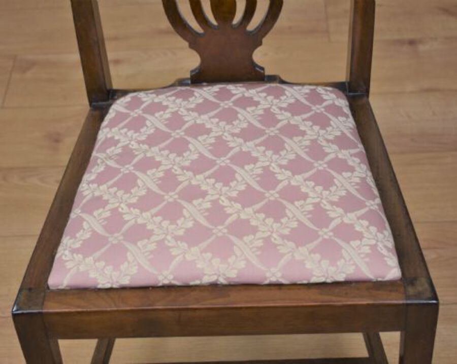 Antique Set eight Edwardian dining chairs