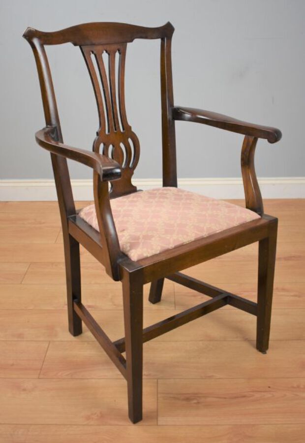 Antique Set eight Edwardian dining chairs