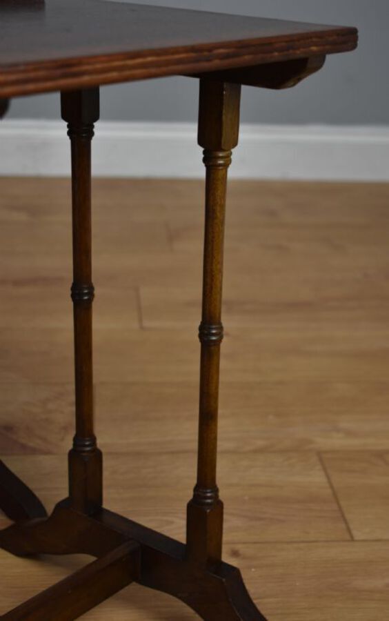 Antique Edwardian Mahogany Nest three tables
