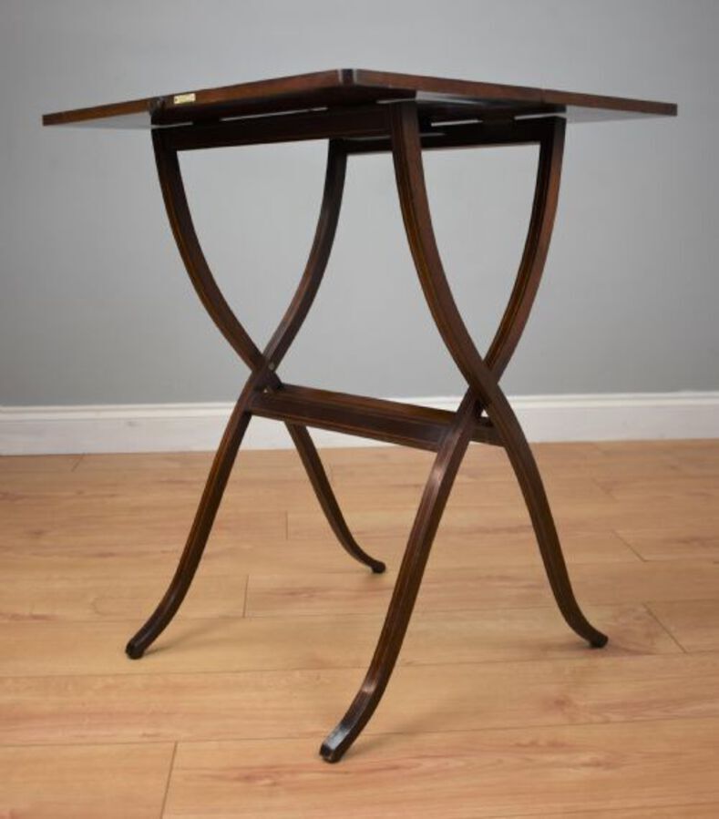 Antique Edwardian Mahogany Coaching-campaign table