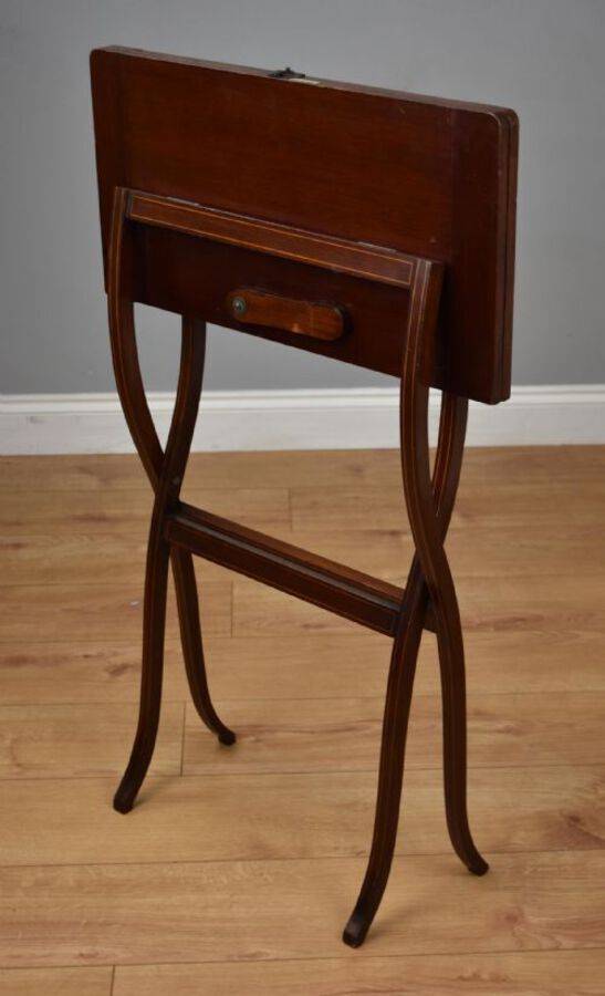 Antique Edwardian Mahogany Coaching-campaign table