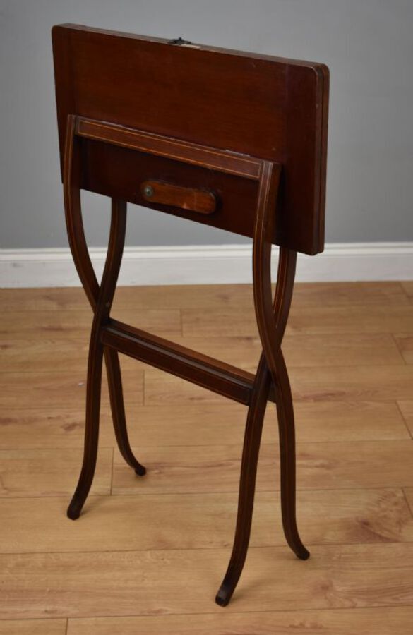 Antique Edwardian Mahogany Coaching-campaign table