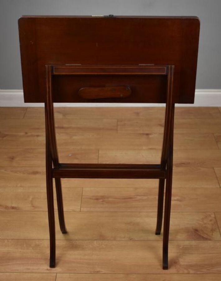 Antique Edwardian Mahogany Coaching-campaign table