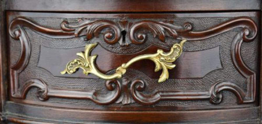 Antique 19th Century Victorian Mahogany Kidney Shaped Desk by Maple & Co
