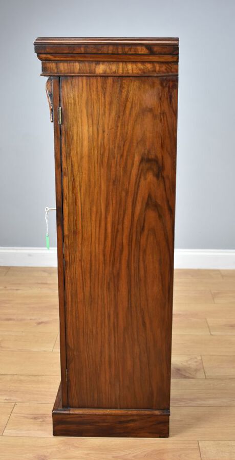Antique Victorian Walnut Wellington Chest
