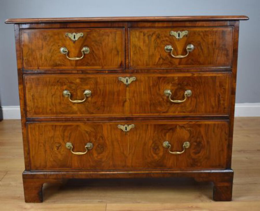 Antique Georgian Walnut Chest Drawers