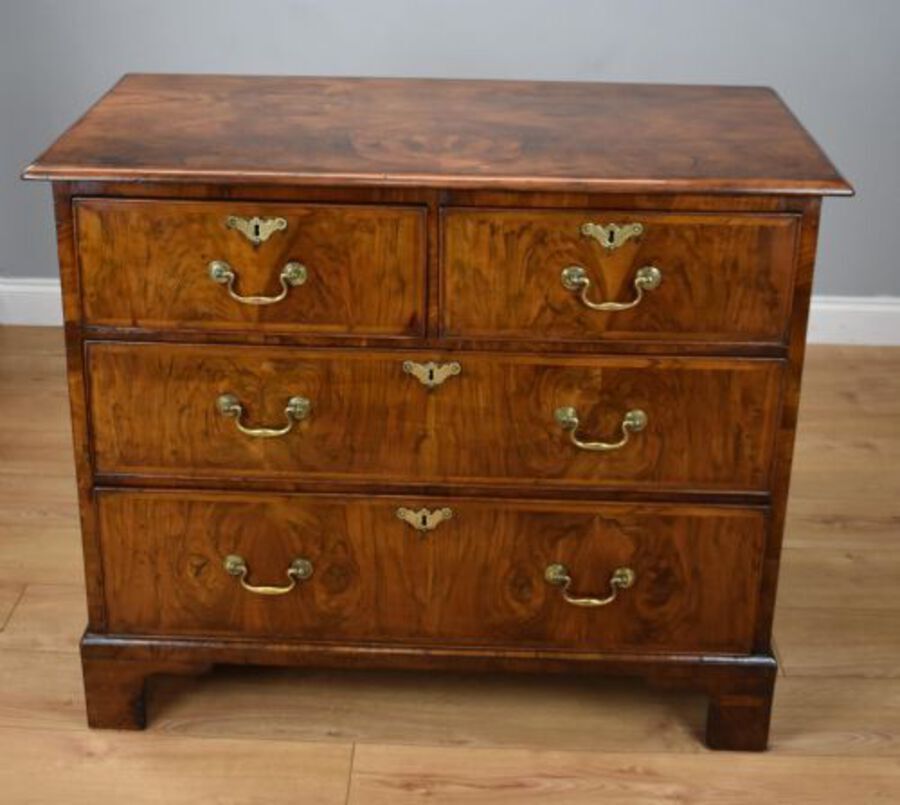 Antique Georgian Walnut Chest Drawers