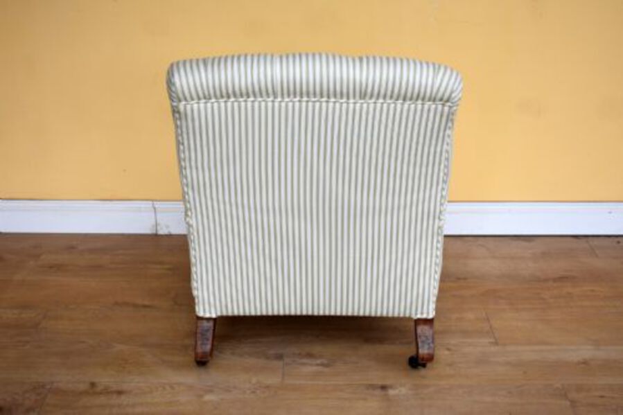 Antique 19th Century Victorian Armchair stamped Howard & Sons 