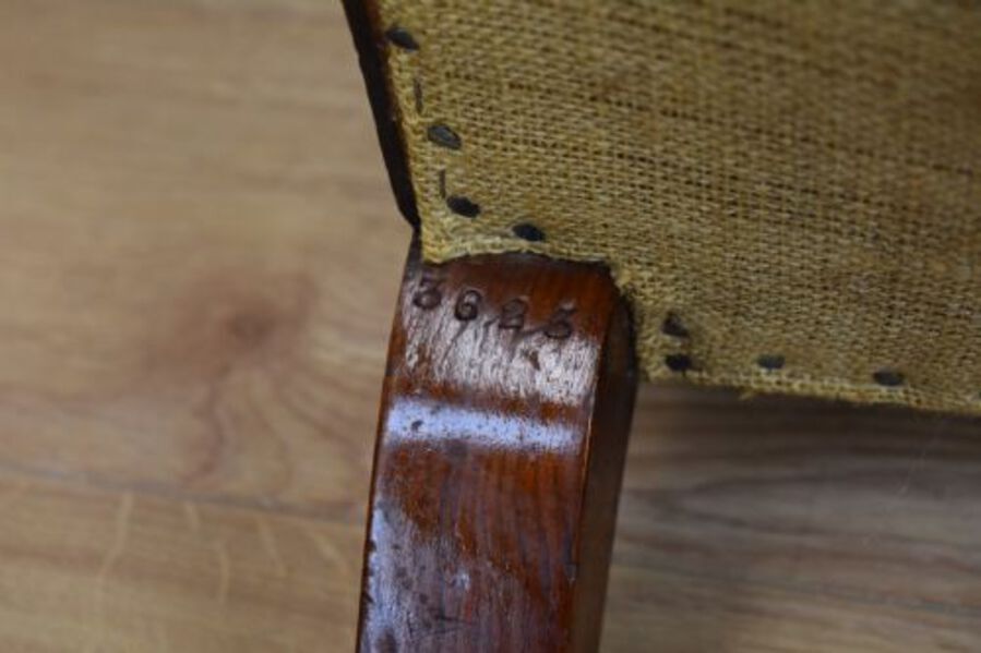 Antique Edwardian Mahogany Howard Style Armchair