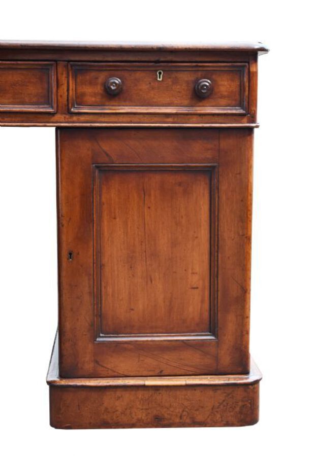 Antique Victorian Mahogany Partners Desk 