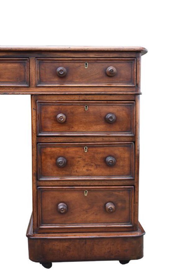 Antique Victorian Mahogany Partners Desk 
