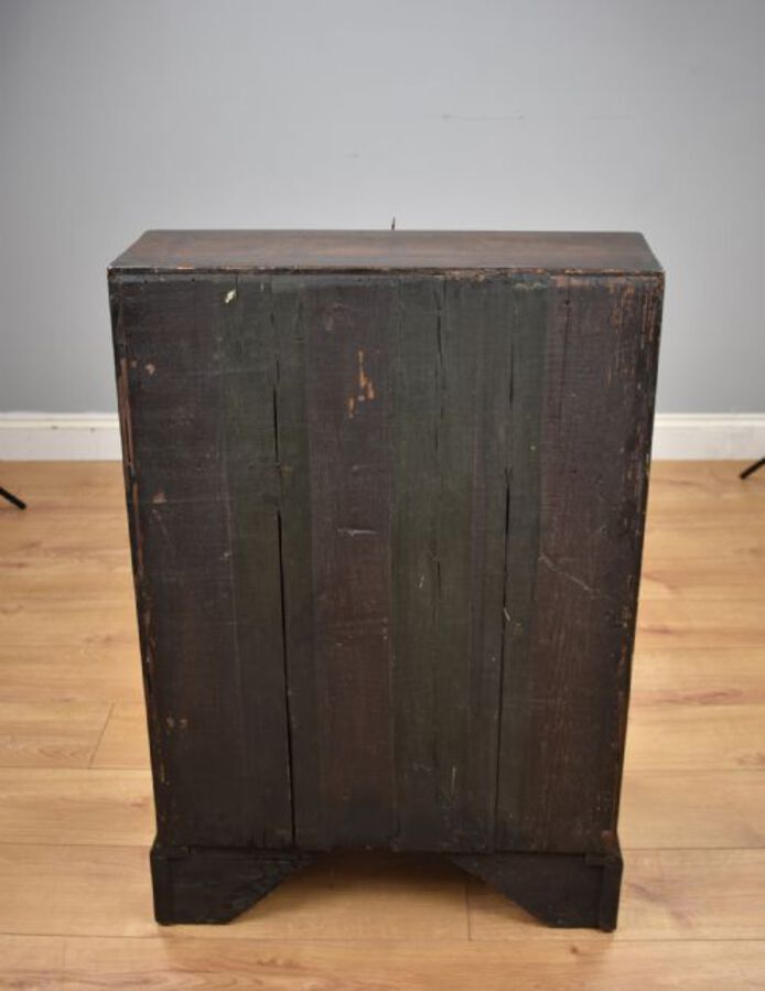 Antique Small 19th Century Burr Walnut Bureau