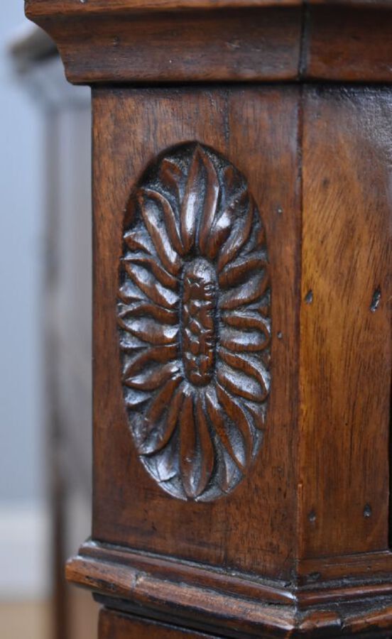 Antique Victorian Chippendale Style Mahogany Serpentine Partners Desk by S&H Jewell