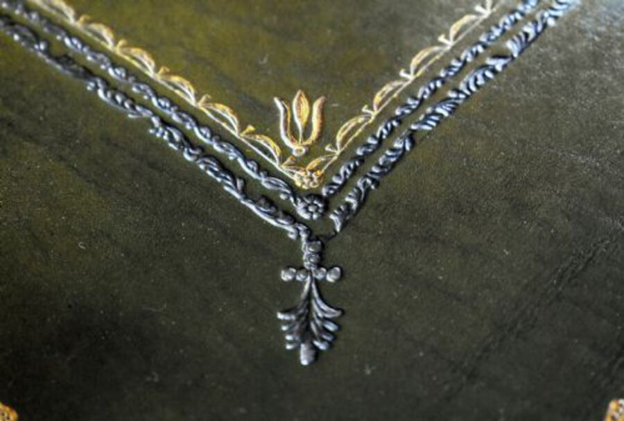 Antique Victorian Chippendale Style Mahogany Serpentine Partners Desk by S&H Jewell