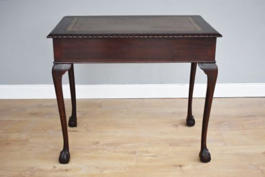 Antique 1920's Mahogany Chippendale Style Writing Table