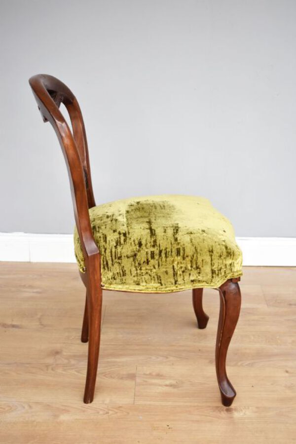 Antique Set of 8 Victorian Mahogany Dining Chairs
