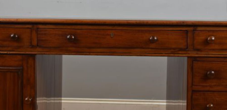 Antique Victorian Mahogany Partners Desk