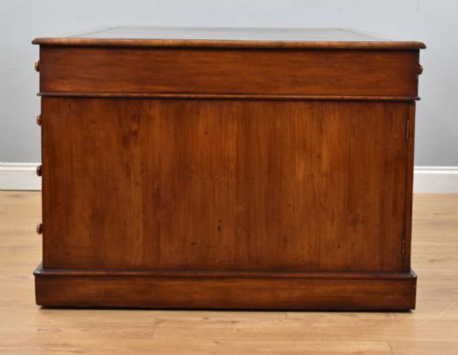 Antique Victorian Mahogany Partners Desk