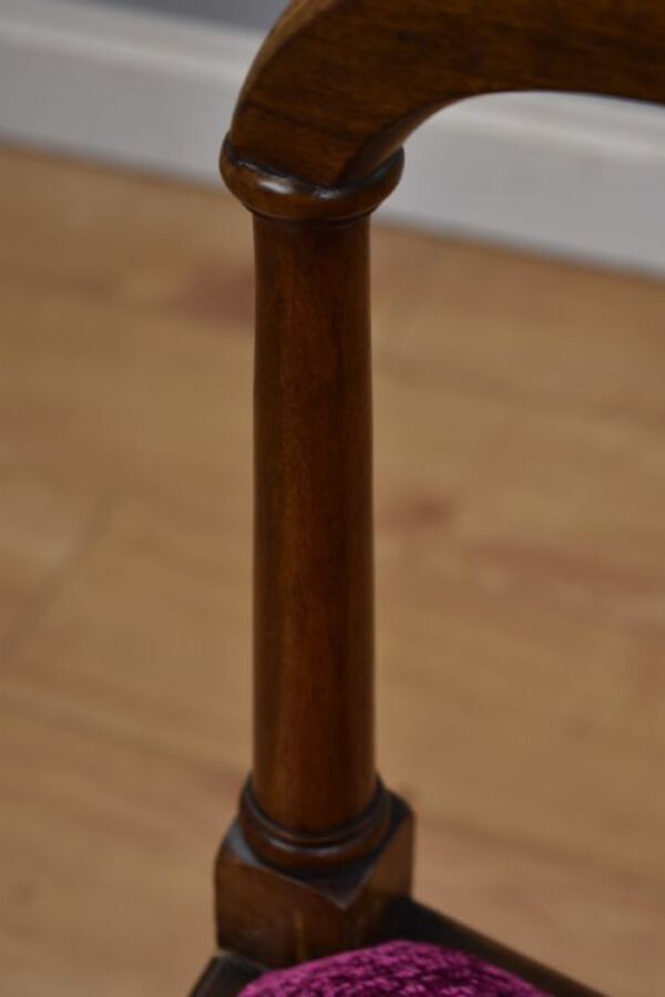 Antique Edwardian Inlaid Mahogany Chair