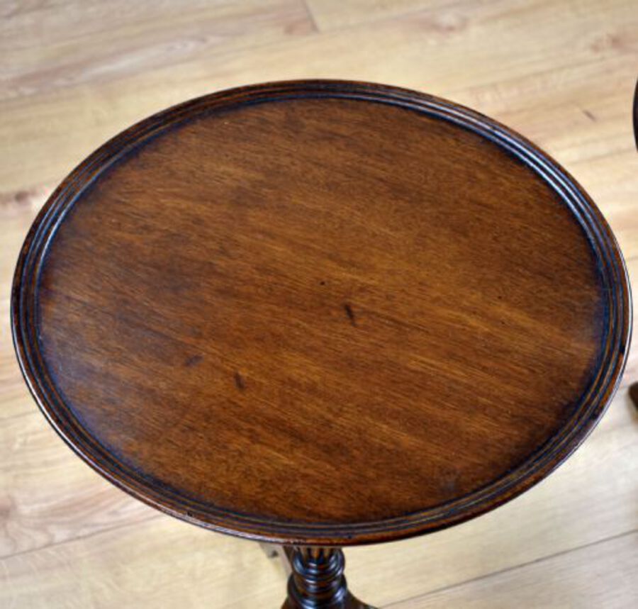 Antique Antique Pair of Mahogany Wine Tables